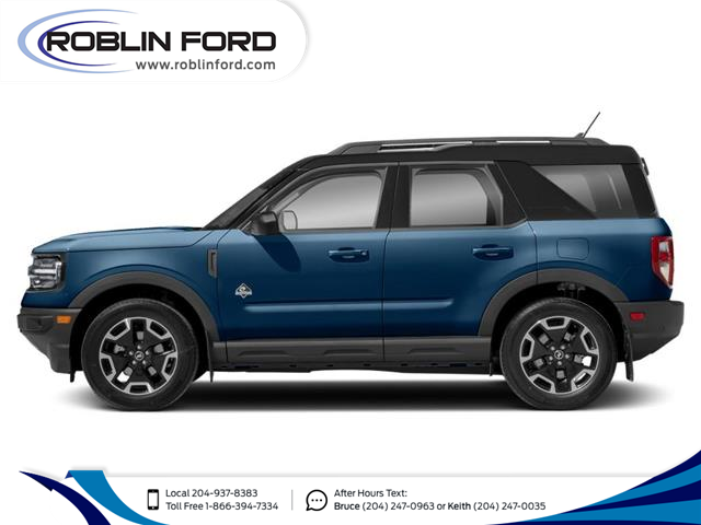 2023 Ford Bronco Sport Outer Banks (Stk: F7KHMR) in Roblin - Image 2 of 12