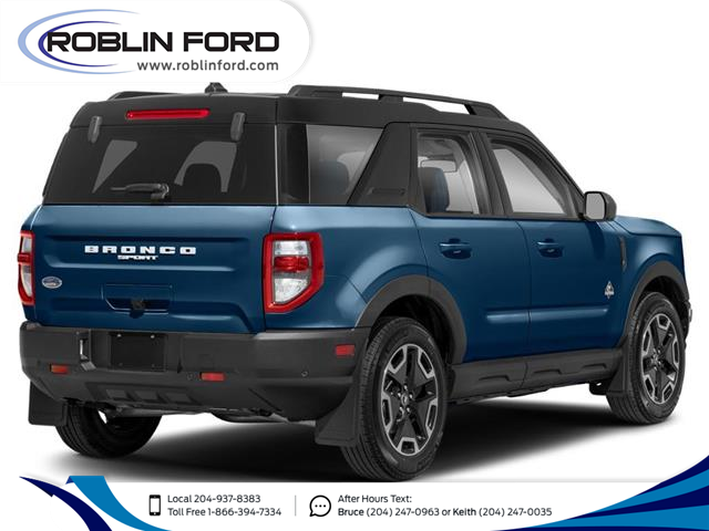 2023 Ford Bronco Sport Outer Banks (Stk: F7KHMR) in Roblin - Image 3 of 12