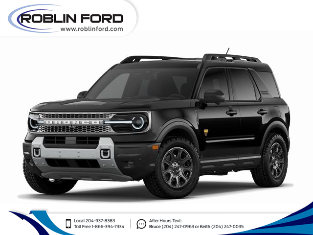 2026 Ford Bronco Sport Badlands (Stk: 0714265) in Roblin - Image 1 of 7
