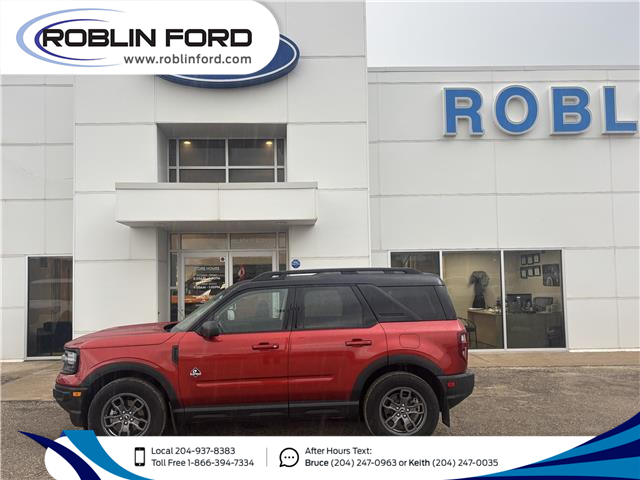 2024 Ford Bronco Sport Outer Banks (Stk: F7P7UG) in Roblin - Image 1 of 4