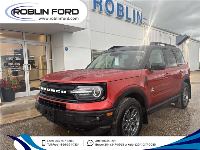 2024 Ford Bronco Sport Outer Banks (Stk: F7P7UG) in Roblin - Image 2 of 4