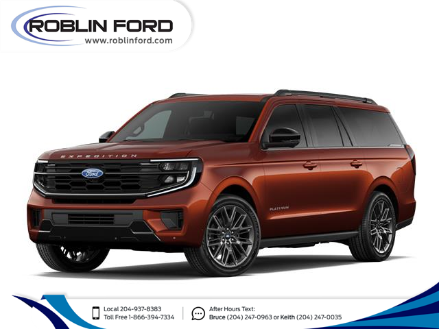 2027 Ford Expedition Max Platinum (Stk: 0707264) in Roblin - Image 1 of 7