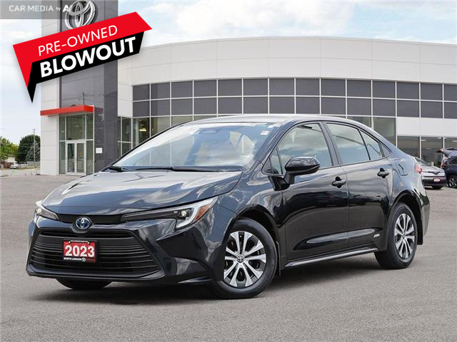 2023 Toyota Corolla Hybrid LE Midnight Black Metallic with 102,931km at $29,888