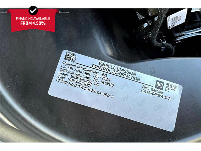 2021 Chevrolet Corvette Stingray (Stk: 13672U) in Calgary - Image 28 of 29