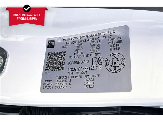 2022 Chevrolet Colorado ZR2 (Stk: 21726UA) in Calgary - Image 33 of 33