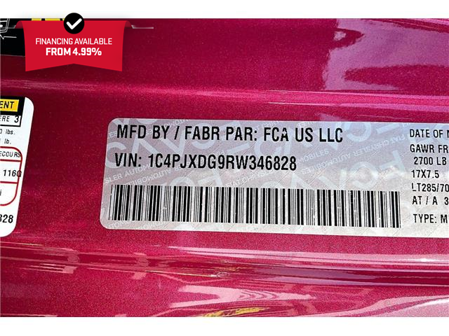 2024 Jeep Wrangler Sport (Stk: 46828U) in Calgary - Image 34 of 34