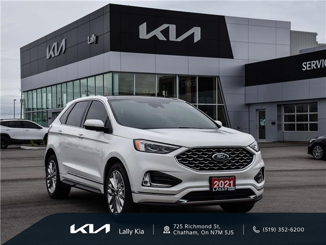 2021 Ford Edge Titanium (Stk: LK00274TA) in Chatham - Image 1 of 30