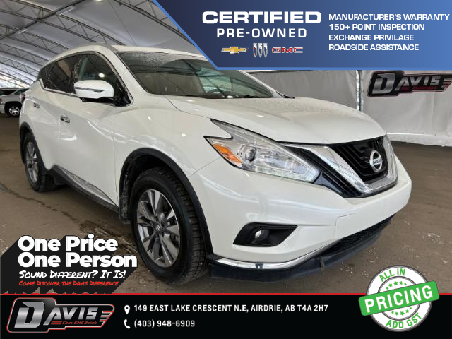 2017 Nissan Murano Platinum (Stk: 211192) in AIRDRIE - Image 1 of 26
