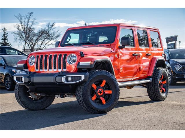 2020 Jeep Wrangler Unlimited Sahara (Stk: 24SP5551A) in Edmonton - Image 1 of 45