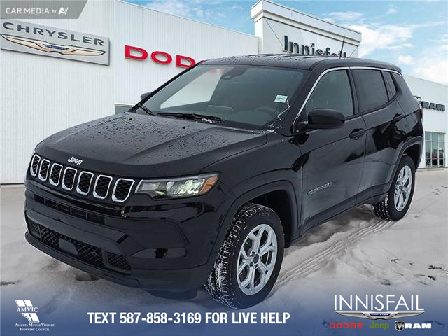 2025 Jeep Compass Sport (Stk: SJ001) in Innisfail - Image 1 of 28