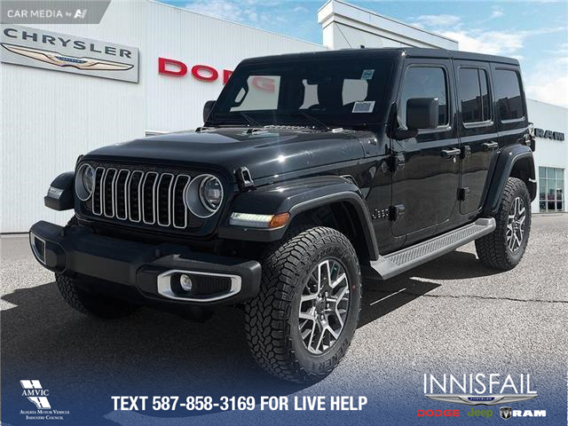 2025 Jeep Wrangler Sahara (Stk: SJ024) in Innisfail - Image 1 of 25 2025 Jeep Wrangler Sahara (Stk: SJ024) in Innisfail - Image 1 of 25