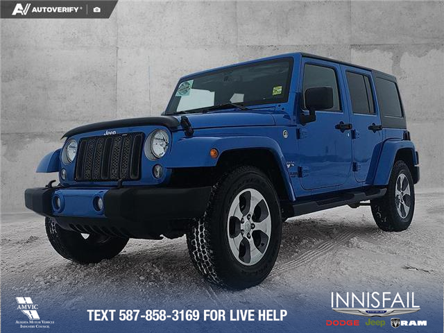 2016 Jeep Wrangler Unlimited Sahara (Stk: SJ072A) in Innisfail - Image 1 of 24 2016 Jeep Wrangler Unlimited Sahara (Stk: SJ072A) in Innisfail - Image 1 of 24