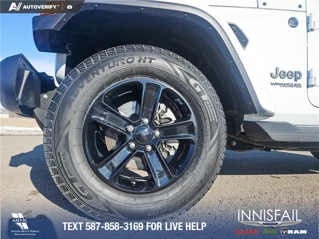 2021 Jeep Wrangler Unlimited Sahara (Stk: P1168) in Innisfail - Image 8 of 24