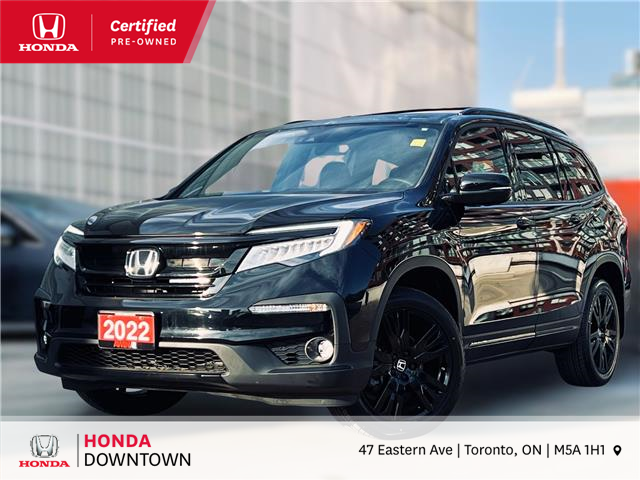 2022 Honda Pilot Black Edition (Stk: P26000A) in Toronto - Image 1 of 28