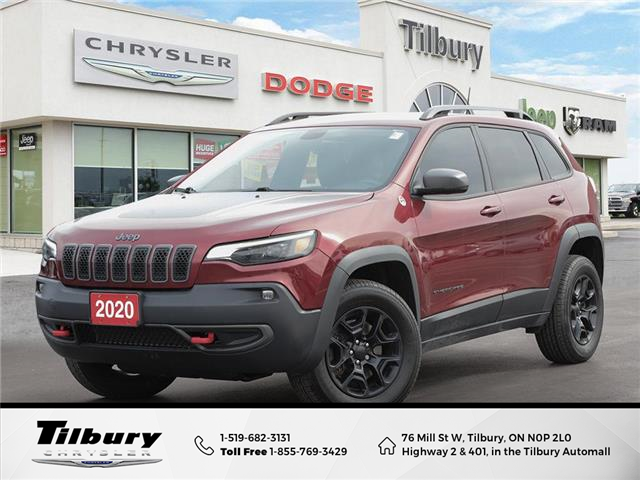 2020 Jeep Cherokee Trailhawk (Stk: 25-052-1) in Tilbury - Image 1 of 27