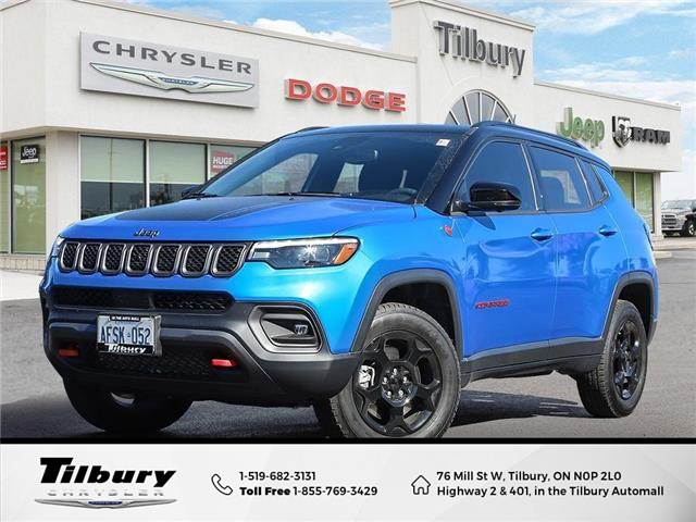 2023 Jeep Compass Trailhawk (Stk: 24-250-1) in Tilbury - Image 1 of 27