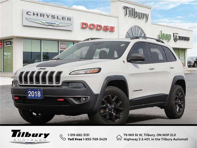 2018 Jeep Cherokee Trailhawk (Stk: 24-236-1) in Tilbury - Image 1 of 27