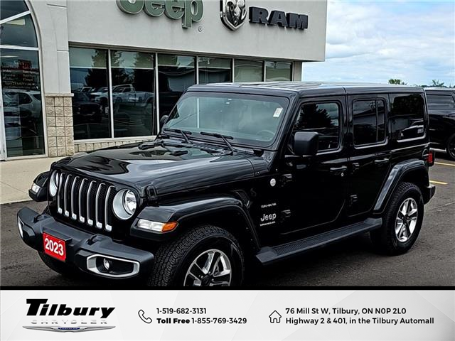2023 Jeep Wrangler Sahara (Stk: 48753T) in Tilbury - Image 1 of 19 2023 Jeep Wrangler Sahara (Stk: 48753T) in Tilbury - Image 1 of 19