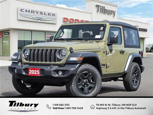 2025 Jeep Wrangler Sport (Stk: 25-177) in Tilbury - Image 1 of 28