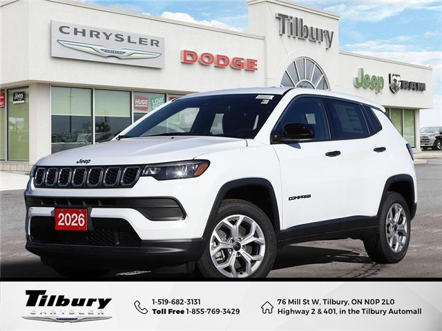 2026 Jeep Compass Sport (Stk: 26-025) in Tilbury - Image 1 of 28