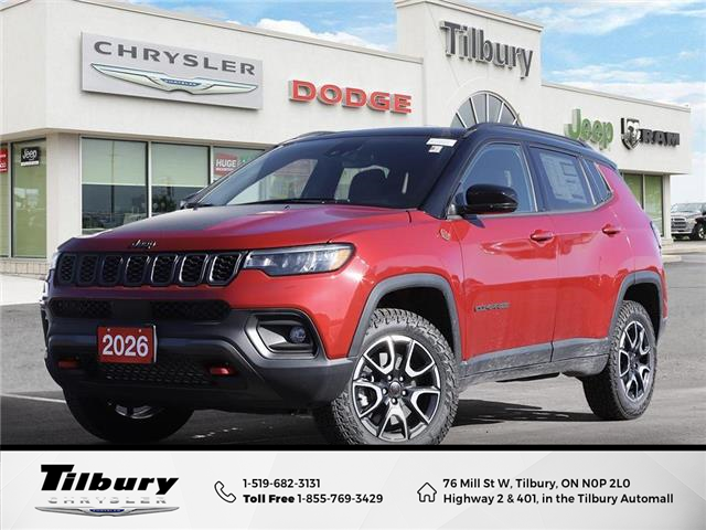 2026 Jeep Compass Trailhawk (Stk: 26-032) in Tilbury - Image 1 of 27