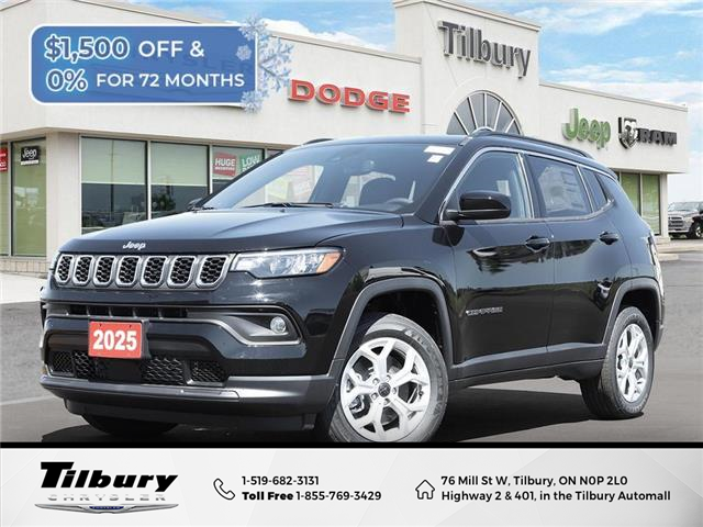 2025 Jeep Compass North (Stk: 25-136) in Tilbury - Image 1 of 27