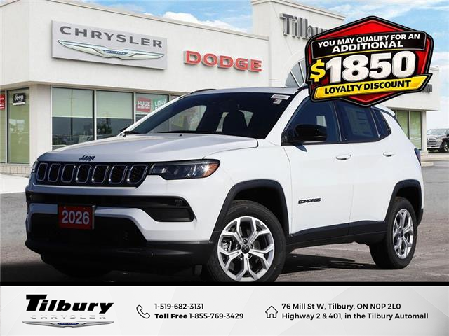 2026 Jeep Compass North (Stk: 26-035) in Tilbury - Image 1 of 28