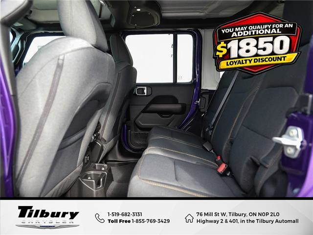 2026 Jeep Wrangler Sahara (Stk: 26-145) in Tilbury - Image 25 of 27