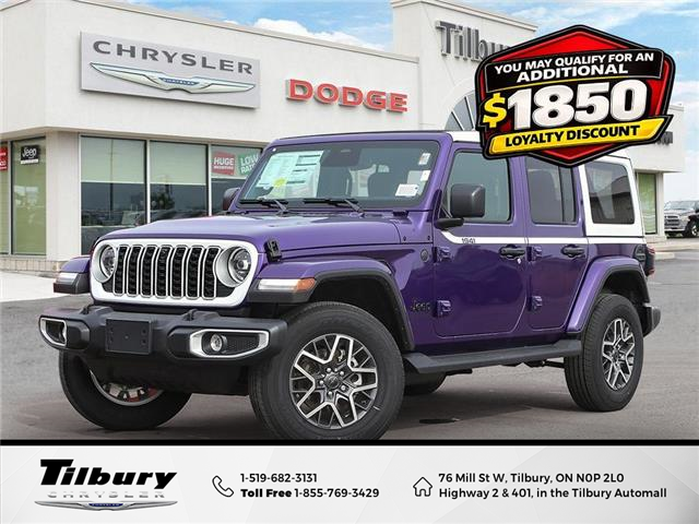 2026 Jeep Wrangler Sahara (Stk: 26-165) in Tilbury - Image 1 of 27