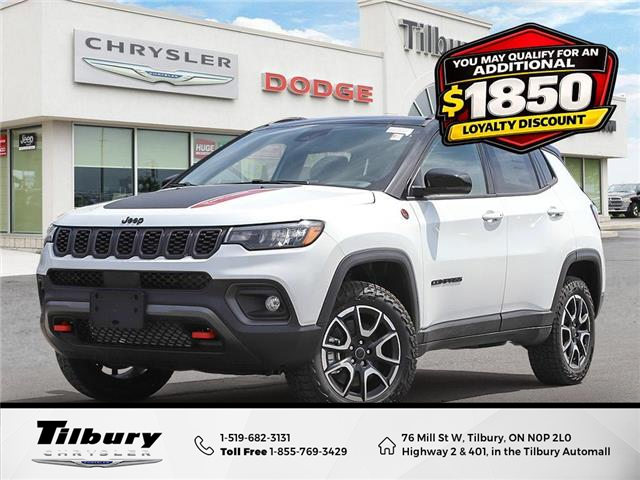 2026 Jeep Compass Trailhawk (Stk: 26-219) in Tilbury - Image 1 of 28