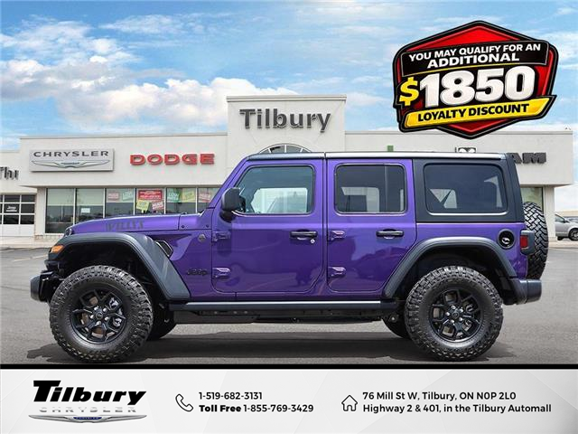 2026 Jeep Wrangler Sport (Stk: 26-105) in Tilbury - Image 3 of 27