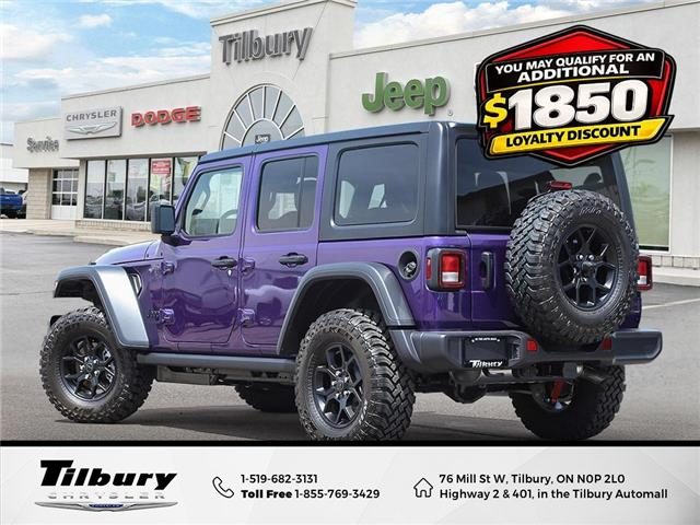 2026 Jeep Wrangler Sport (Stk: 26-105) in Tilbury - Image 4 of 27
