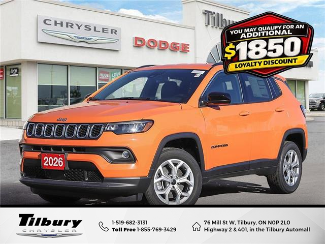 2026 Jeep Compass North (Stk: 26-038) in Tilbury - Image 1 of 27