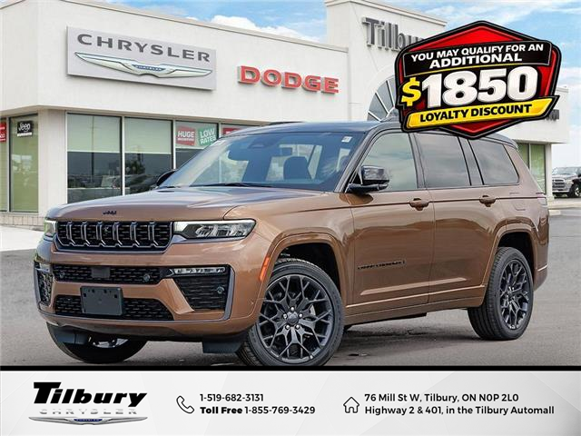 2026 Jeep Grand Cherokee L Base (Stk: 26-250) in Tilbury - Image 1 of 27 2026 Jeep Grand Cherokee L Base (Stk: 26-250) in Tilbury - Image 1 of 27