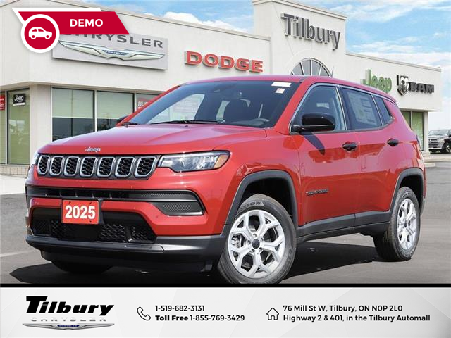 2025 Jeep Compass Sport (Stk: D25-172) in Tilbury - Image 1 of 27