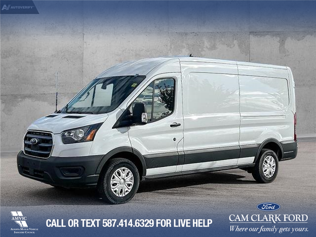 2023 Ford E-Transit-350 Cargo Base (Stk: 23AT5861) in Airdrie - Image 1 of 24