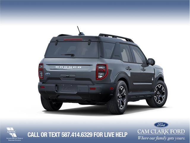 2025 Ford Bronco Sport Outer Banks (Stk: 25CS1946) in Canmore - Image 3 of 6