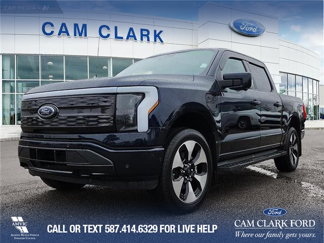 2023 Ford F-150 Lightning Platinum (Stk: U37328) in Red Deer - Image 1 of 25
