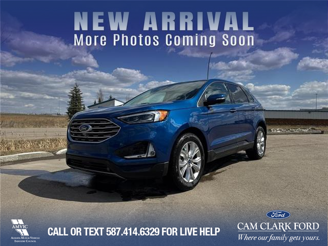 2022 Ford Edge Titanium (Stk: U37414) in Red Deer - Image 1 of 7