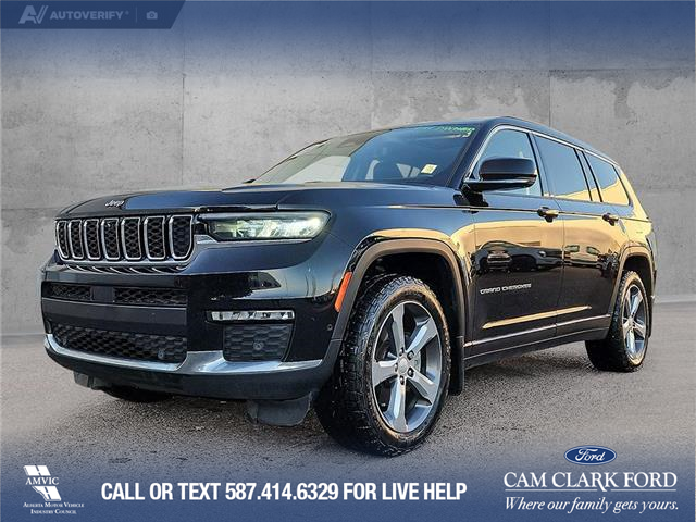 2021 Jeep Grand Cherokee L Limited (Stk: U37811) in Red Deer - Image 1 of 25