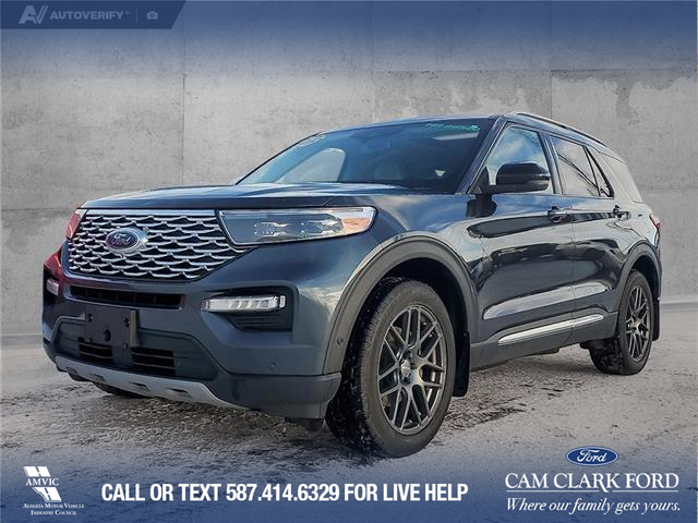 2022 Ford Explorer Platinum (Stk: U37895) in Red Deer - Image 1 of 25