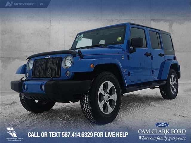 2016 Jeep Wrangler Unlimited Sahara (Stk: SJ072A) in Innisfail - Image 1 of 24 2016 Jeep Wrangler Unlimited Sahara (Stk: SJ072A) in Innisfail - Image 1 of 24