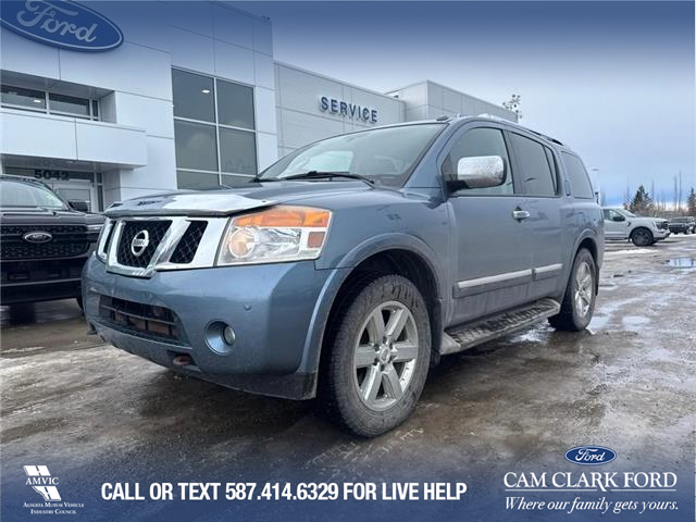 2012 Nissan Armada Platinum Edition (Stk: P6917) in Olds - Image 1 of 5