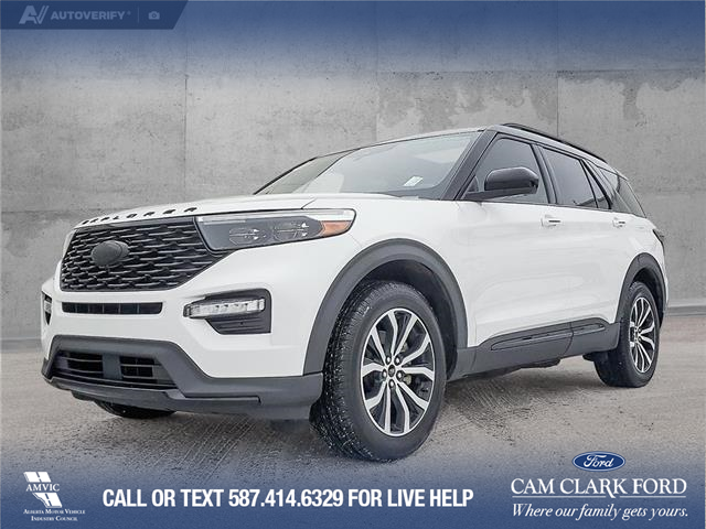 2022 Ford Explorer ST-Line (Stk: U38028) in Red Deer - Image 1 of 25