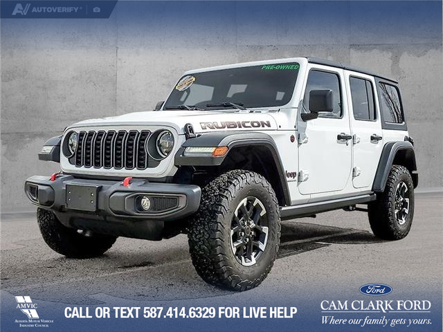2024 Jeep Wrangler Rubicon (Stk: U38037) in Red Deer - Image 1 of 24