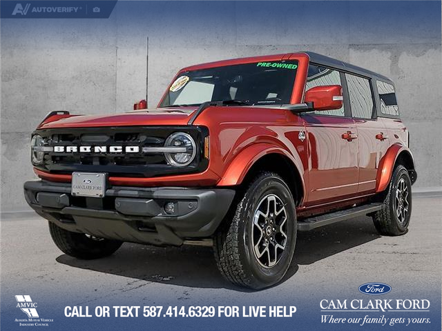 2024 Ford Bronco Outer Banks (Stk: U38070) in Red Deer - Image 1 of 25