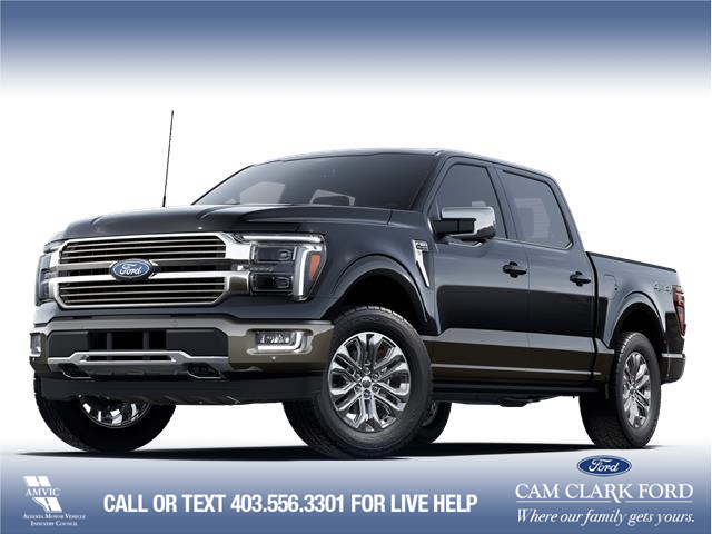 2025 Ford F-150 King Ranch Black at $92,485