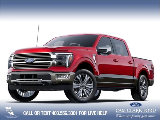 2025 Ford F-150 King Ranch Red at $97,310