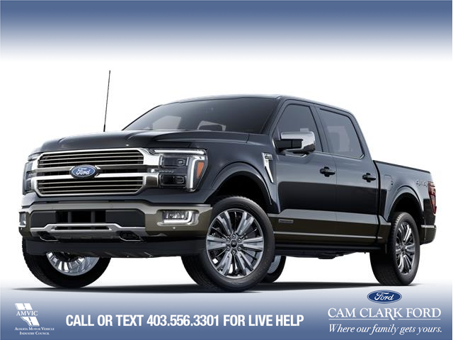 2025 Ford F-150 King Ranch Black at $96,710