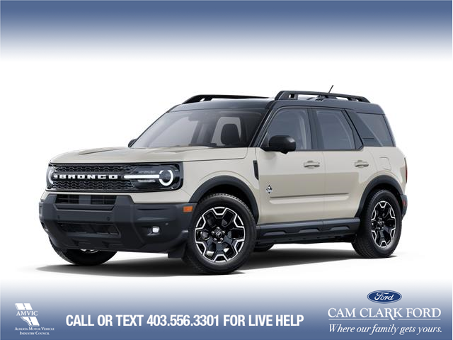 2025 Ford Bronco Sport Outer Banks (Stk: 25CS9301) in Canmore - Image 1 of 7